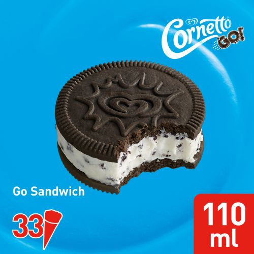 Cornetto Go Sandwich 33x110ml