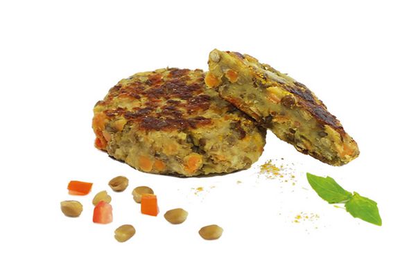 Caterline Linsen-Laibchen VEGAN, gebraten 80x60g
