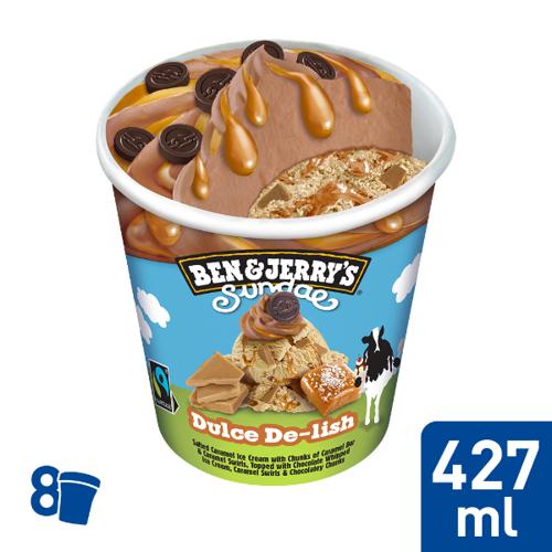 Ben & Jerry´s Sundae Dulce  De-lish 8x427ml