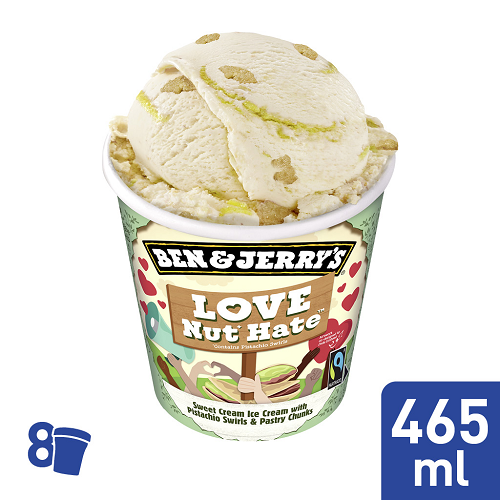 Ben & Jerry´s Love Nut Hate 8x465ml