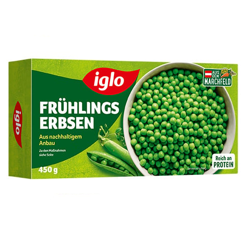 EH Iglo Frühlingserbsen 6x450g
