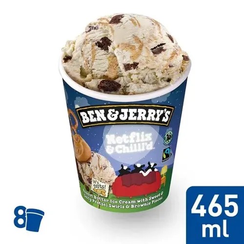 Ben & Jerry`s Netflix & Chilll`d 8x465ml