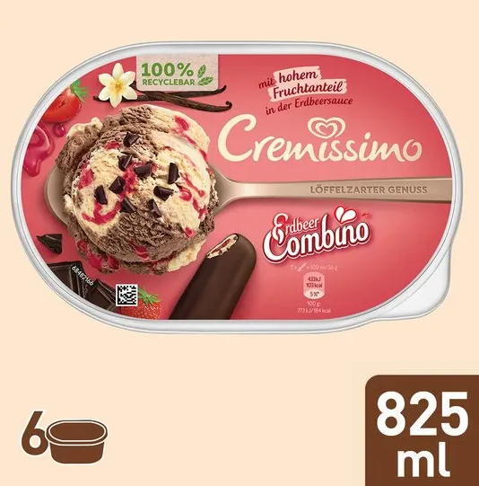 Cremissimo Spez.Erdbeer Combino 6x825ml