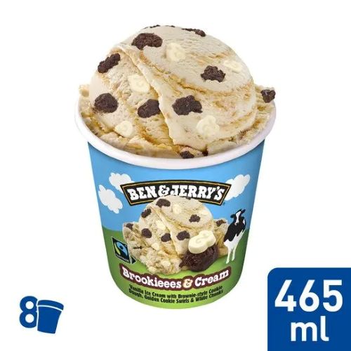 Ben & Jerry´s Brookieees & Cream 8x465ml