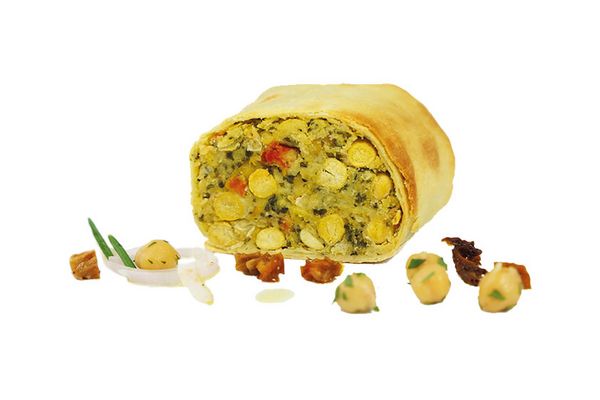 Caterline Kichererbsenstrudel VEGAN, gezogen, gebacken, geschnitten 30x150g