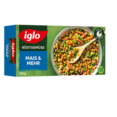 EH Iglo Röstgemüse Mais & Mehr 6x500g