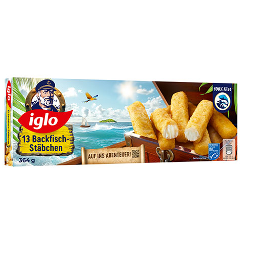 EH Iglo Backfisch-Stäbchen MSC 12x364g