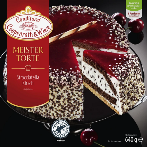 Coppenrath & Wiese Stracciatella-Kirsch-Torte 4x640g