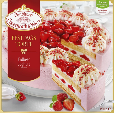 Coppenrath & Wiese Erdbeer-Joghurt-Torte 4x1500g