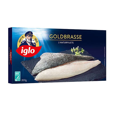EH Iglo ASC Goldbrasse Naturfilets 8x200g