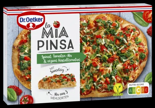 Oetker La Mia Pinsa Spinat Vegan 8x320g
