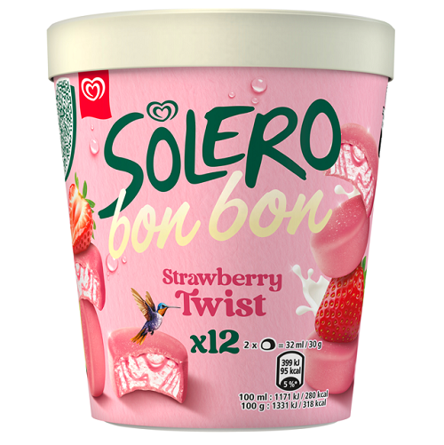 MP 12 Solero Bonbon Strawberry Twist 8x192ml