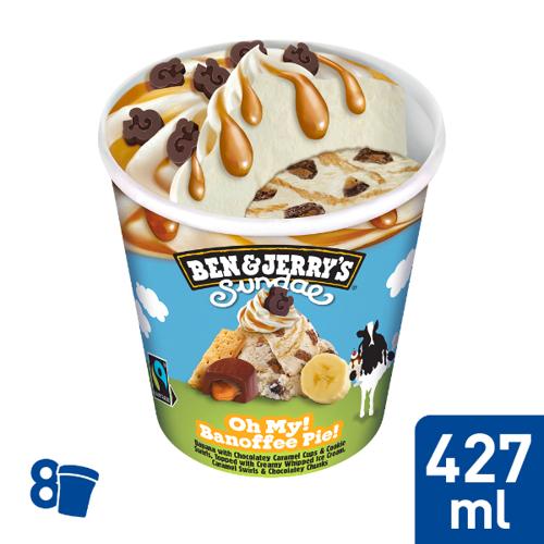 Ben & Jerry´s Sundae Oh My! Banoffee Pie! 8x427ml