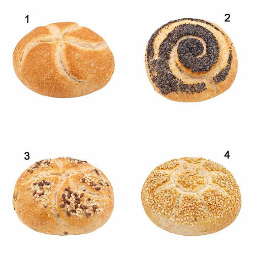 Edna Kaisersemmel-Kiste, 4-fach sortiert 80x60g