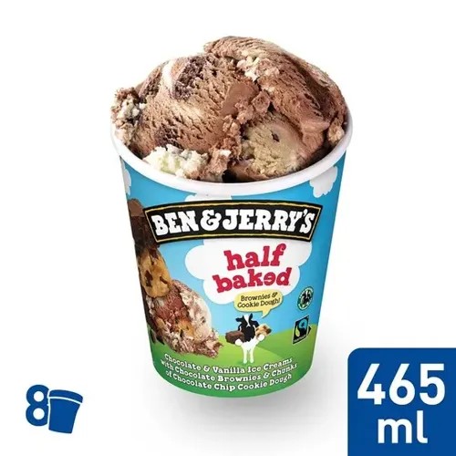 Ben&Jerry`s Half Baked 8x465ml