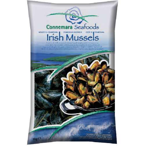 Polarfrost Miesmuscheln in Schale, gekocht, 5x1,0kg