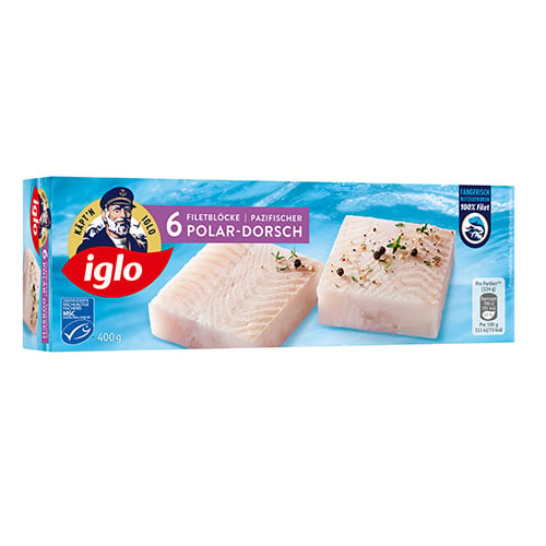 EH Iglo MSC Pazifischer Polar-Dorsch 10x400g