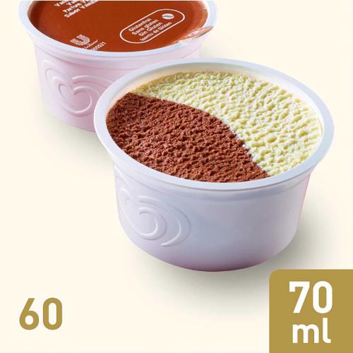 SF. Eisbecher Vanille-Schoko 60x70ml