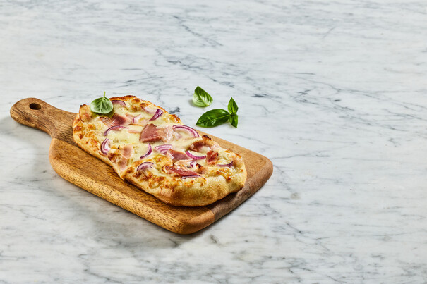 Perfettissima Pinsa Snack Pancetta e Cipolla 18x187g