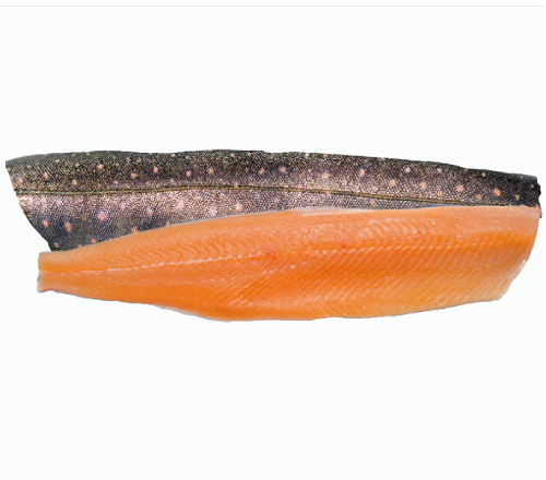 Stritzinger Seesaibling-Filet mit Haut ohne Glasur 150/200 - 1x5,0kg