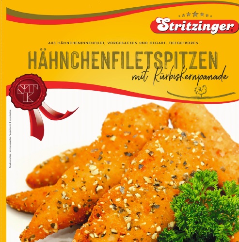 Stritzinger Hühnerfiletspitzen mit Kürbiskernpanade 1x3,0kg