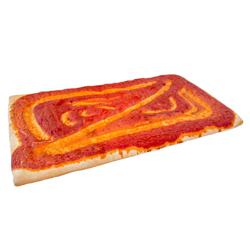 P&B Pizzatafel Boden mit Sauce 48x24cm  6x850g