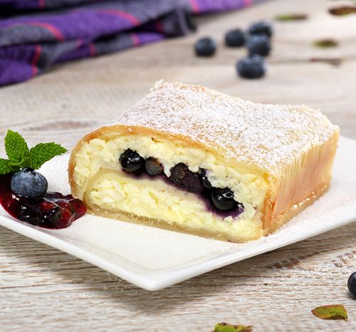 Dinghartinger Topfenstrudel mit Heidelbeeren 5x1,5kg