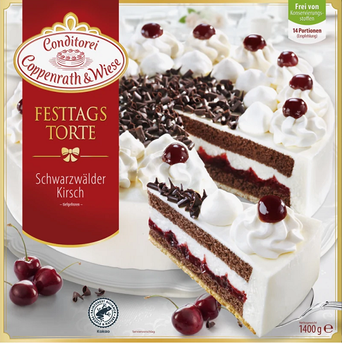 Coppenrath & Wiese Schwarzwälder Kirsch-Torte 4x1400g