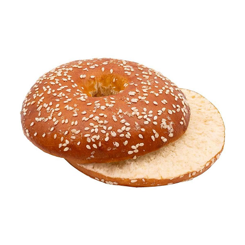 Edna FF-Laugenbagel mit Sesam, geschnitten