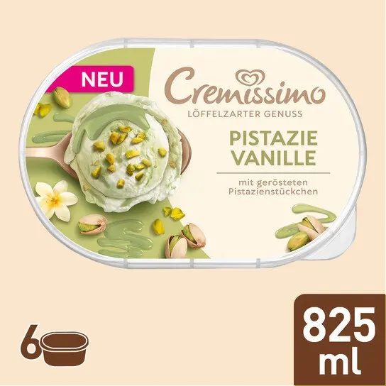 Cremissimo Spez. Pistazie Vanille 6x825ml