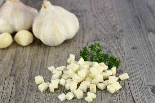 Melzer Knoblauchwürfel 4x4mm - 1x1,0kg