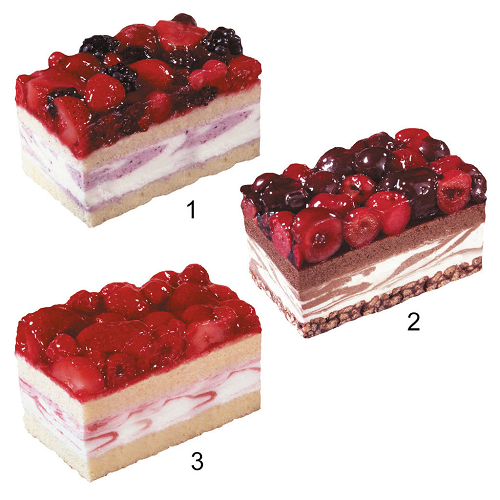 Edna Fruchtobersschnitten-Mix, 3-fach sortiert 36x167g