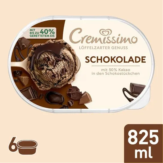 Cremissimo Spez. Schokolade 6x825ml
