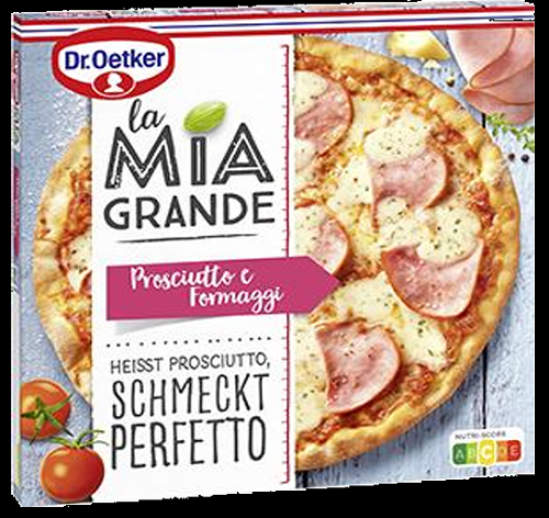 Oetker La Mia Grande Prosciutto e Formaggi 8x400g