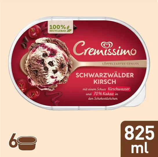 Cremissimo Spez. Schwarzwälder Kirsch 6x825ml