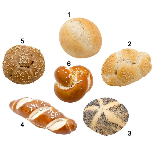 Edna FF-Bio Gourmet-Mini-Mix, 6-fach sortiert 180x35g fertig gebacken