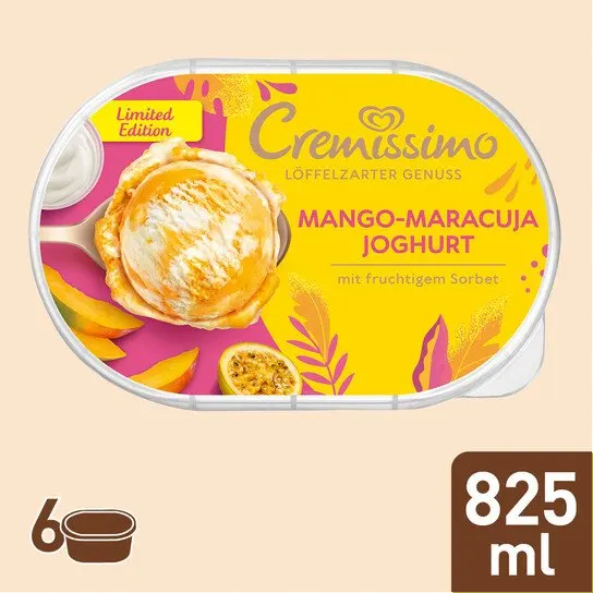 Cremissimo Spez. Mango Maracuja Joghurt 6x825ml