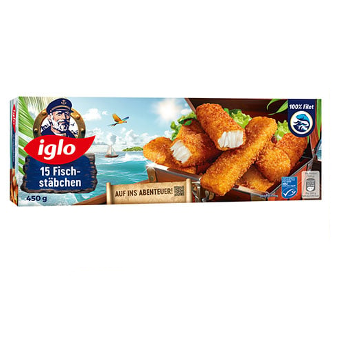 EH Iglo 15 Fischstächchen MSC 12x450g