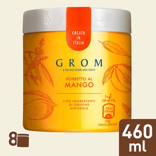 GROM Becher Sorbetto al Mango 8x460ml