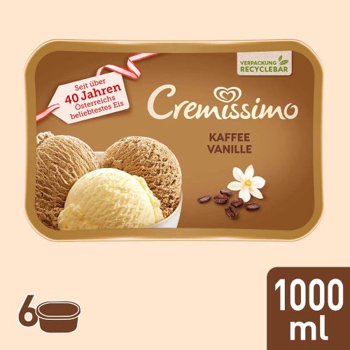 Cremissimo Kaffee-Vanille 6x1000ml