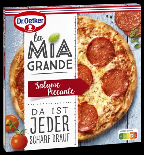 Oetker La Mia Grande Salame Piccante 8x380g