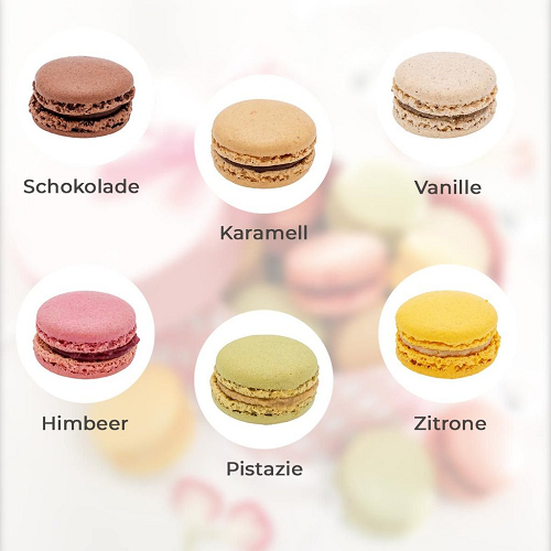 Edna Mini Macarons, 6-fach sortiert, 72x12g