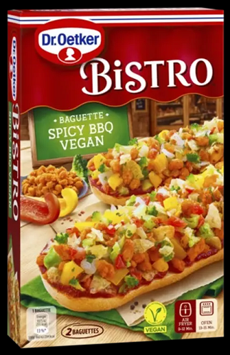 Oetker Bistro Baguette Spicy BBQ Vegan 10x250g