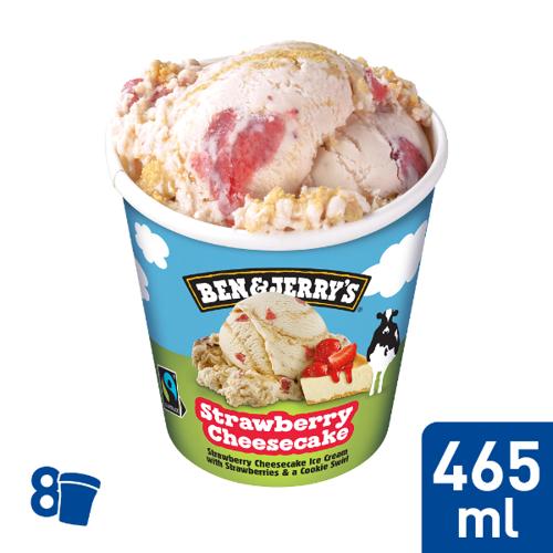Ben & Jerry´s Strawberry Cheesecake 8x465ml
