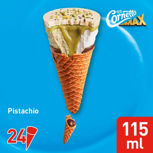Cornetto MAX Pistachio 24x115ml