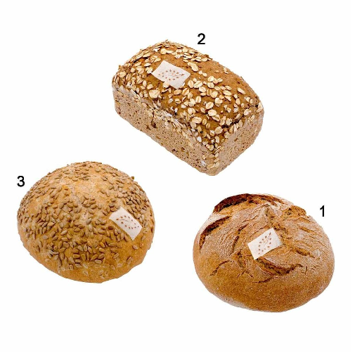 Edna Bio Brotsortiment, 3-fach sortiert 12x500g
