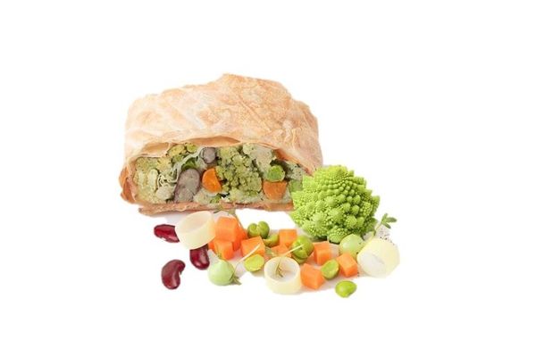 Caterline Gemüsestrudel VEGAN, gezogen, gebacken, geschnitten 30x150g