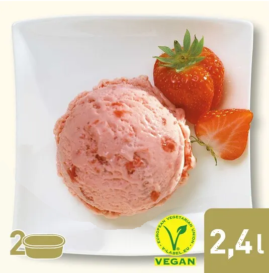 Carte D´Or Sorbet Erdbeer VEGAN 2x2,4l