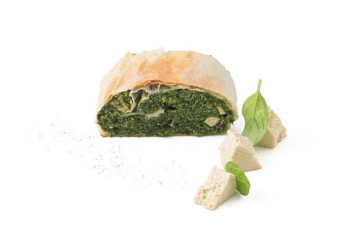 Caterline Spinatstrudel VEGAN, gezogen, gebacken, geschnitten 30x150g
