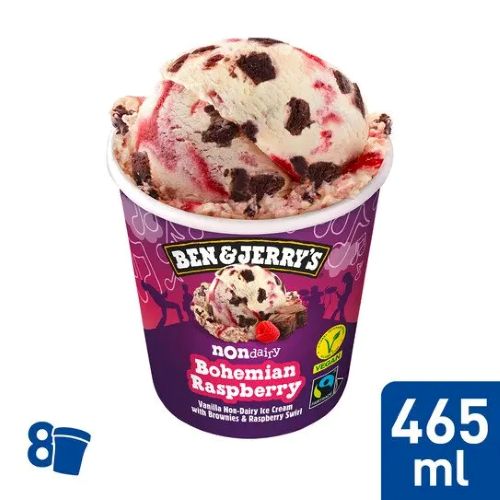 Ben & Jerry´s Bohemian Raspberry VEGAN 8x465ml
